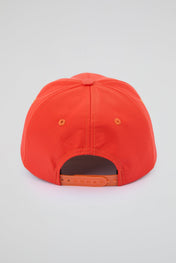 Orange Baseball cap with orange pvc visor
