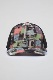 Multicolor style trucker hat