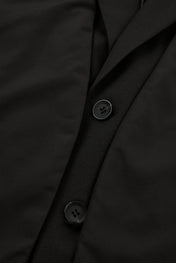 Black Refined Utility Jacket