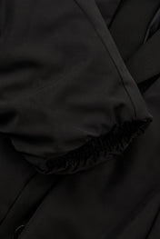 Black Refined Utility Jacket