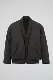 Black Refined Utility Jacket