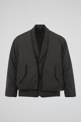 Black Refined Utility Jacket