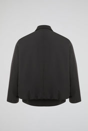 Black Refined Utility Jacket