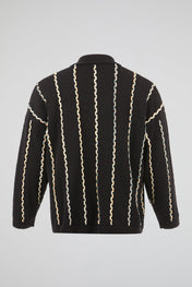 Black Refined Knit Sweater