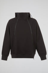 Black Structured Field Jacket Hoodie