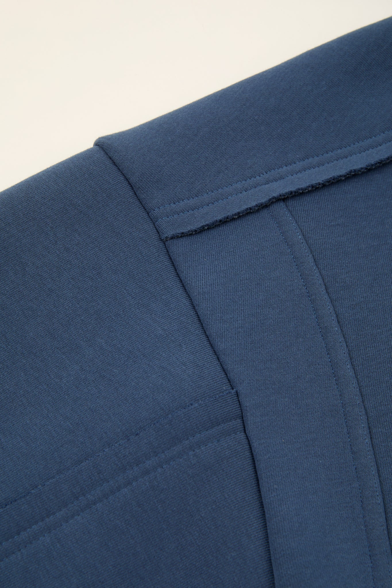Blue Architectural Hooded Jacket