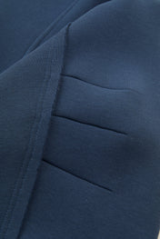 Blue Architectural Hooded Jacket