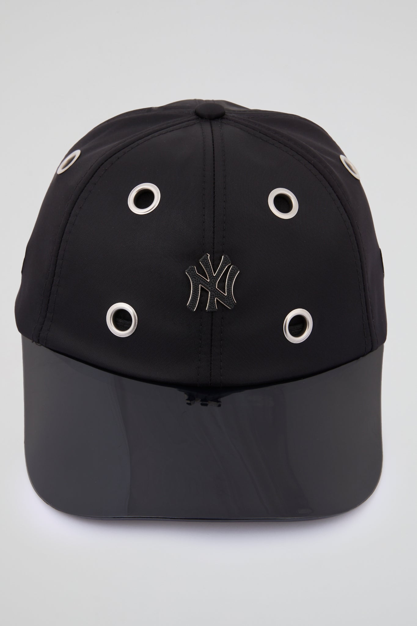 Eyelet Black NY Baseball Cap
