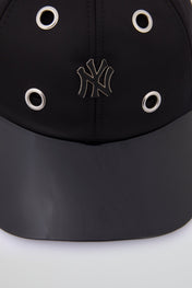 Eyelet Black NY Baseball Cap