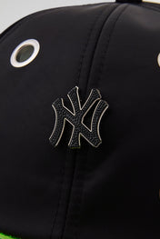 Eyelet Black & green NY Baseball Cap