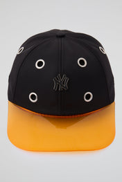 Eyelet Black & orange NY Baseball Cap