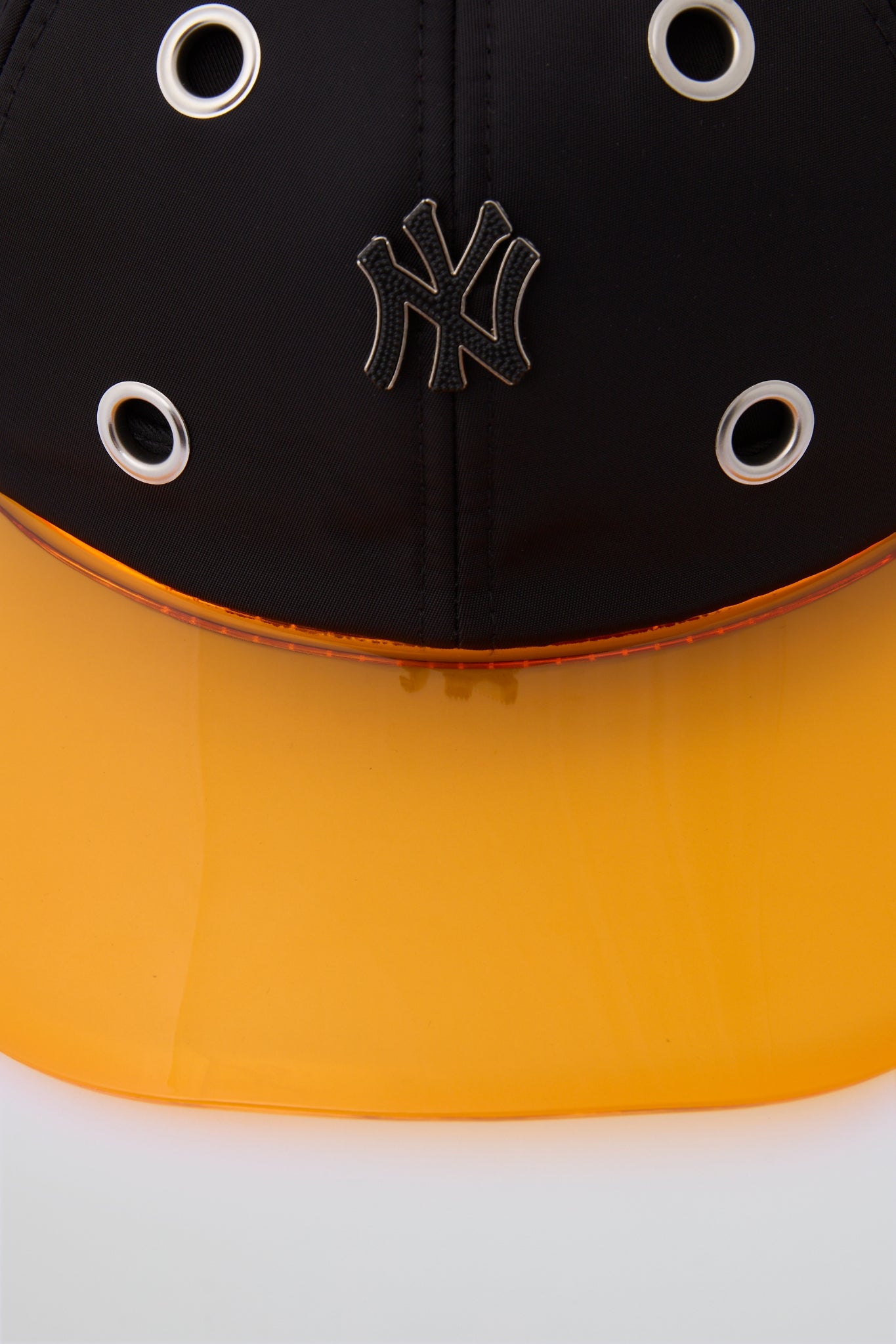 Eyelet Black & orange NY Baseball Cap