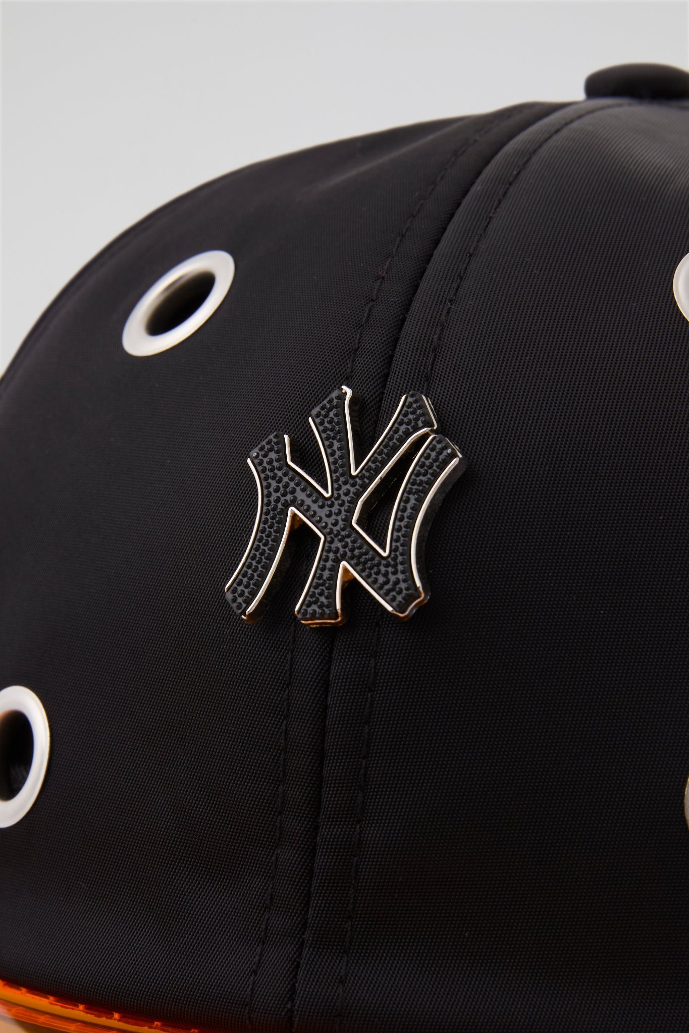 Eyelet Black & orange NY Baseball Cap