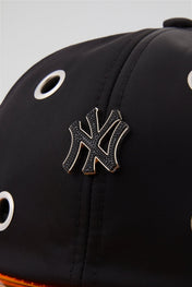 Eyelet Black & orange NY Baseball Cap