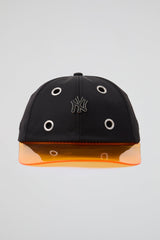 Eyelet Black & orange NY Baseball Cap