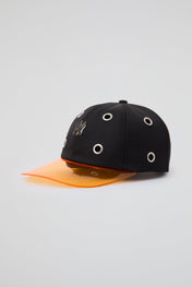 Eyelet Black & orange NY Baseball Cap