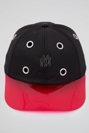 Eyelet Black & Red NY Baseball Cap