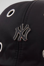 Eyelet Black & Red NY Baseball Cap
