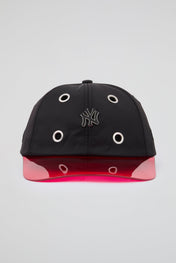Eyelet Black & Red NY Baseball Cap