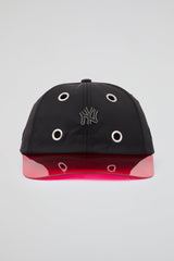 Eyelet Black & Red NY Baseball Cap