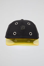 Eyelet Black & Yellow NY Baseball Cap