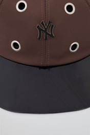 Eyelet Dark brown NY Baseball Cap