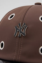 Eyelet Dark brown NY Baseball Cap