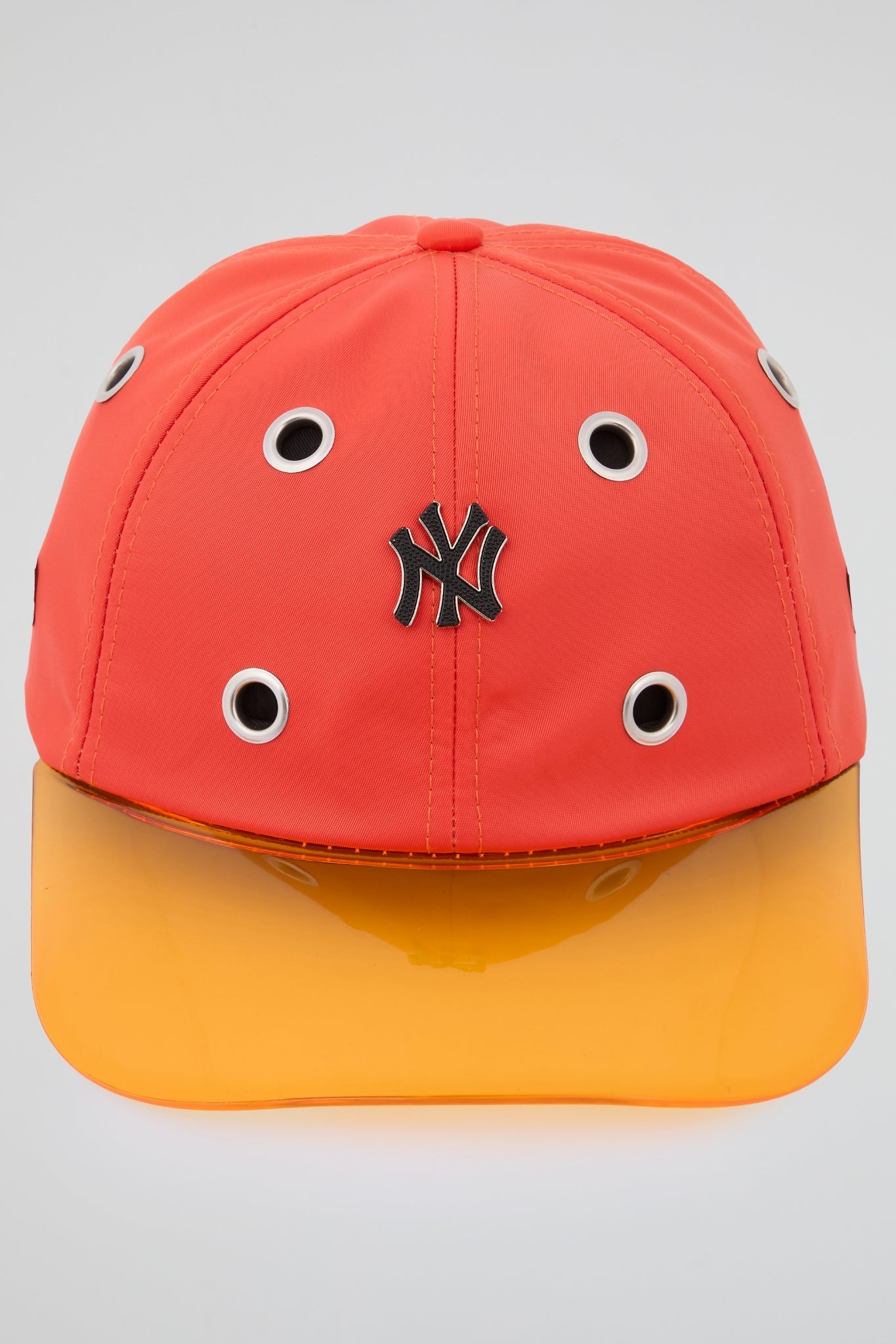 Eyelet Orange NY Baseball Cap