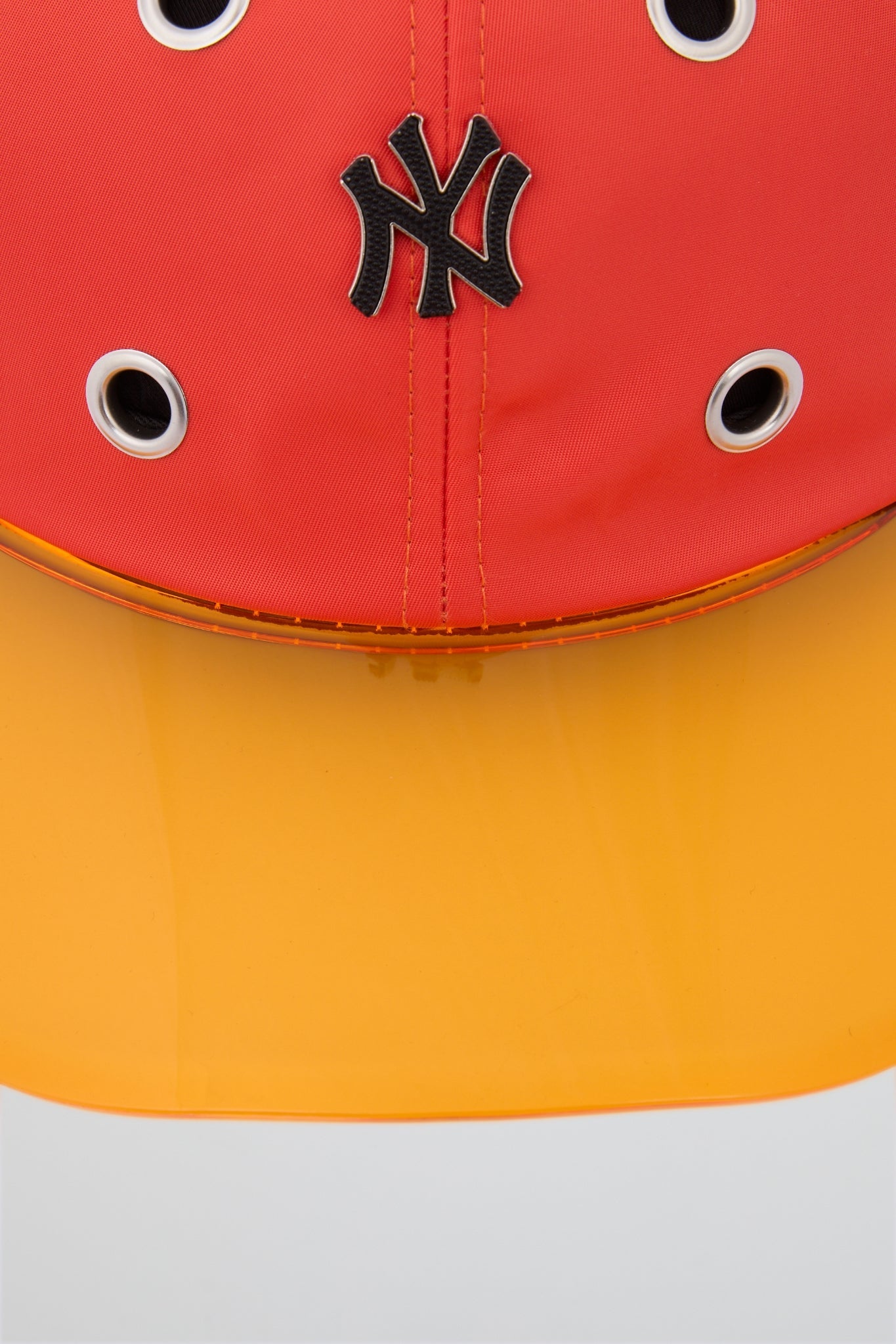 Eyelet Orange NY Baseball Cap