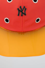 Eyelet Orange NY Baseball Cap