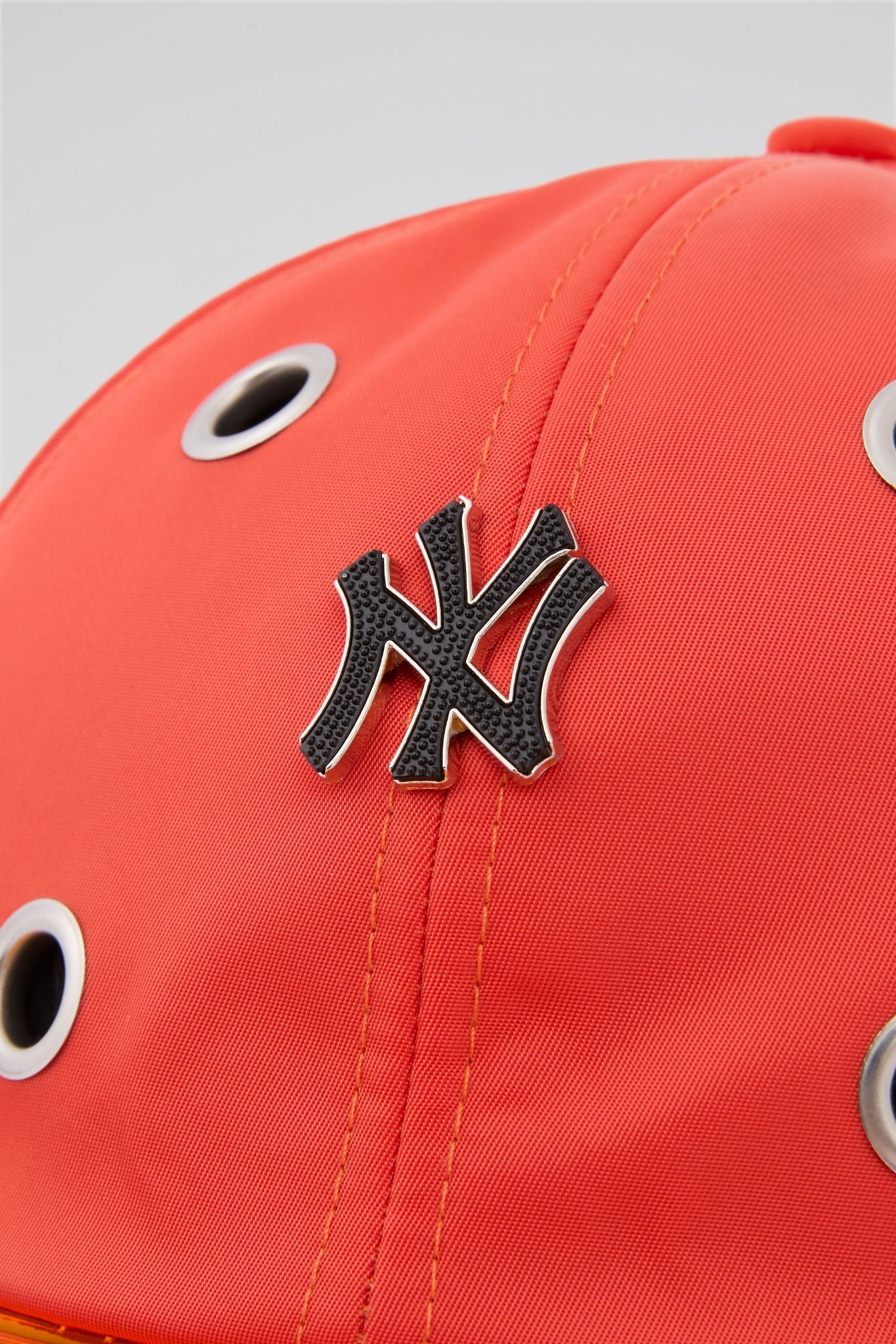 Eyelet Orange NY Baseball Cap