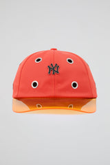 Eyelet Orange NY Baseball Cap