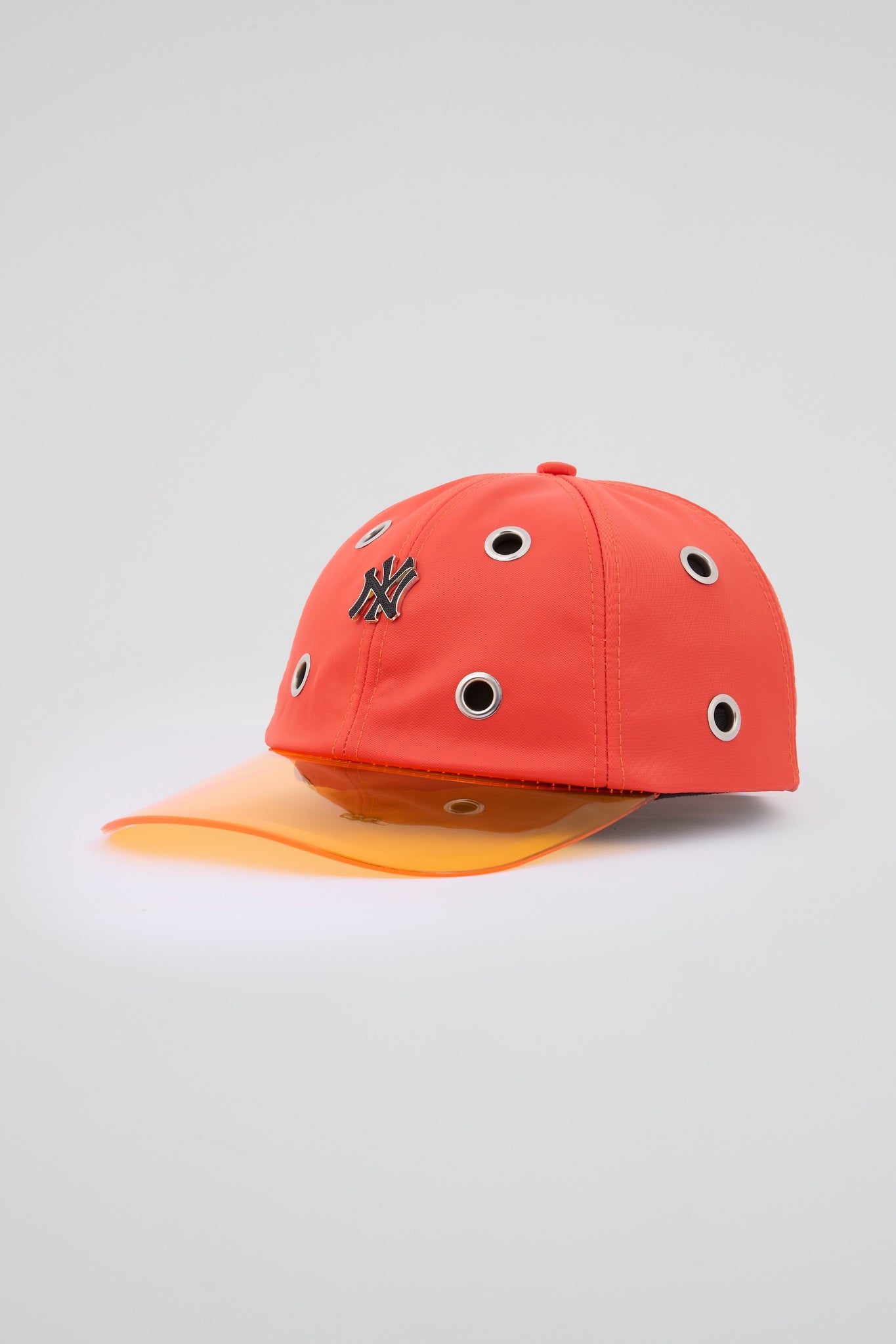 Eyelet Orange NY Baseball Cap