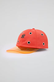 Eyelet Orange NY Baseball Cap