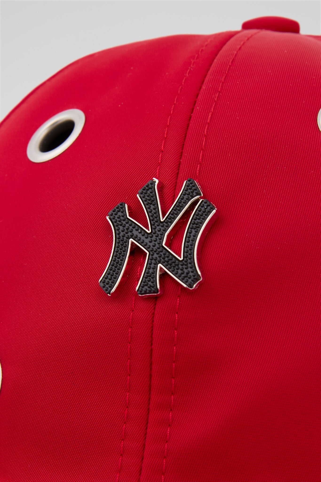 Eyelet Red NY Baseball Cap