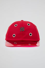 Eyelet Red NY Baseball Cap