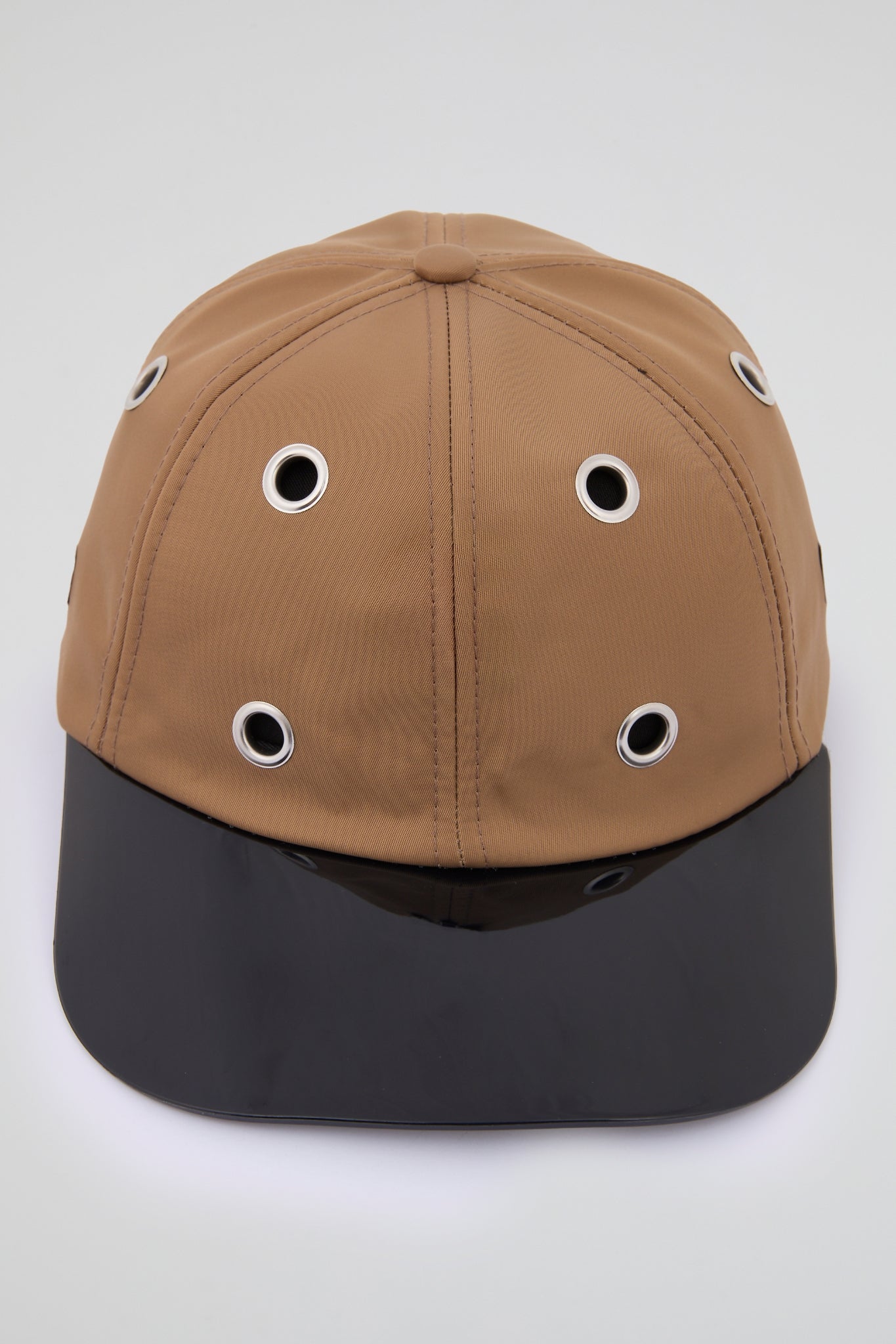 Eyelet Light brown Baseball Cap