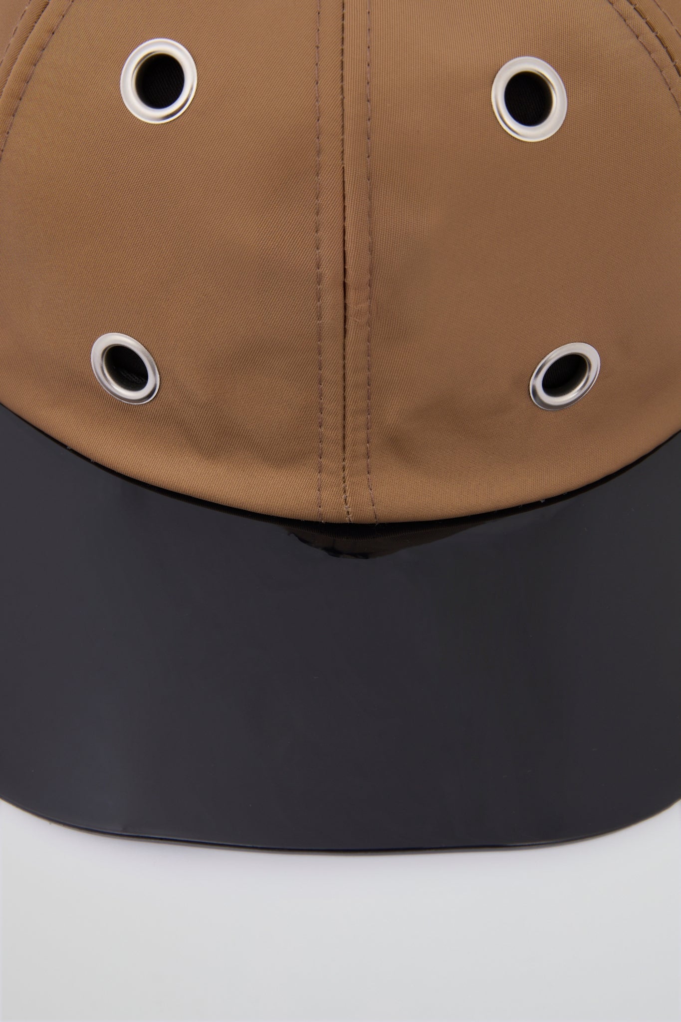 Eyelet Light brown Baseball Cap