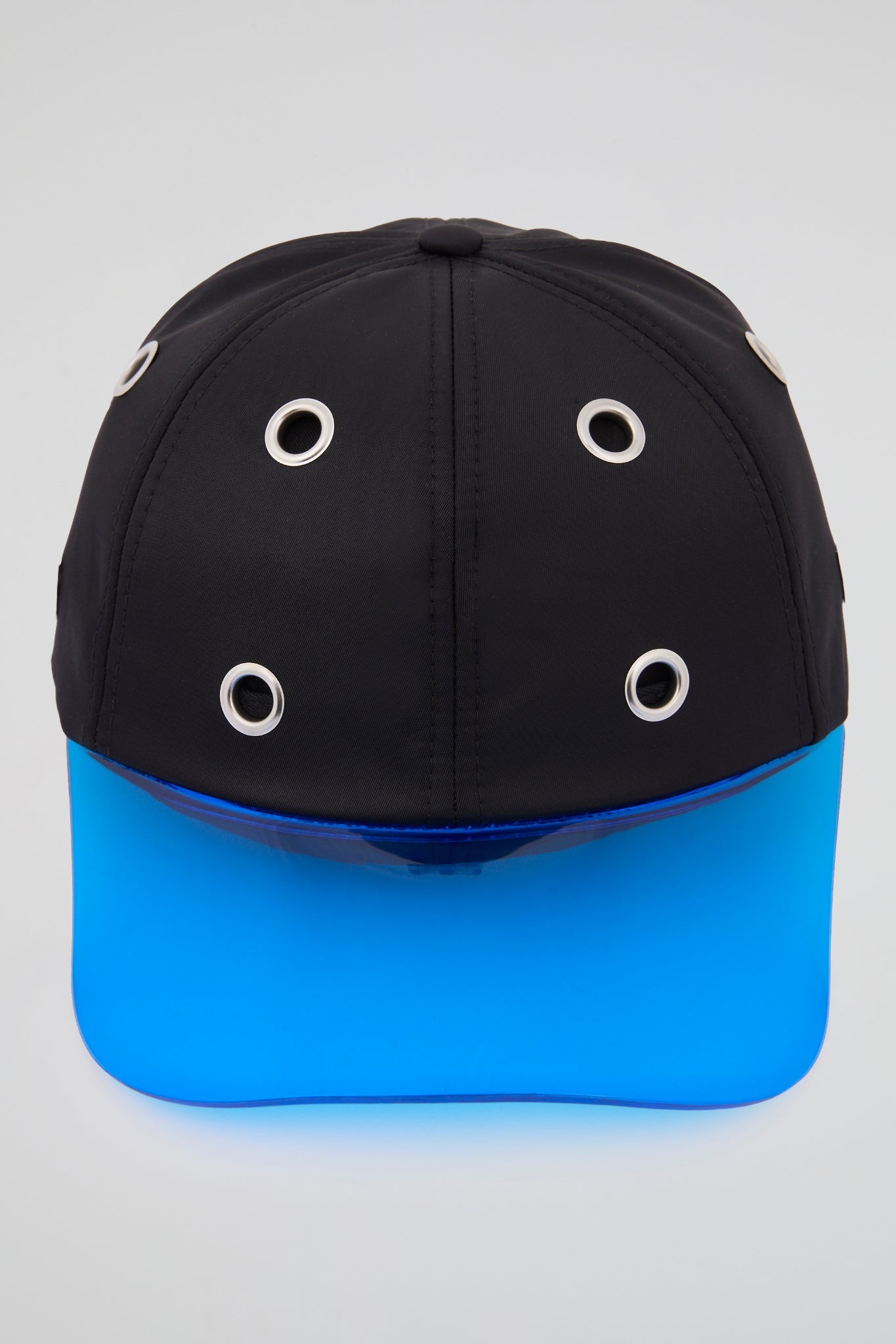 Eyelet Black & Blue Baseball Cap