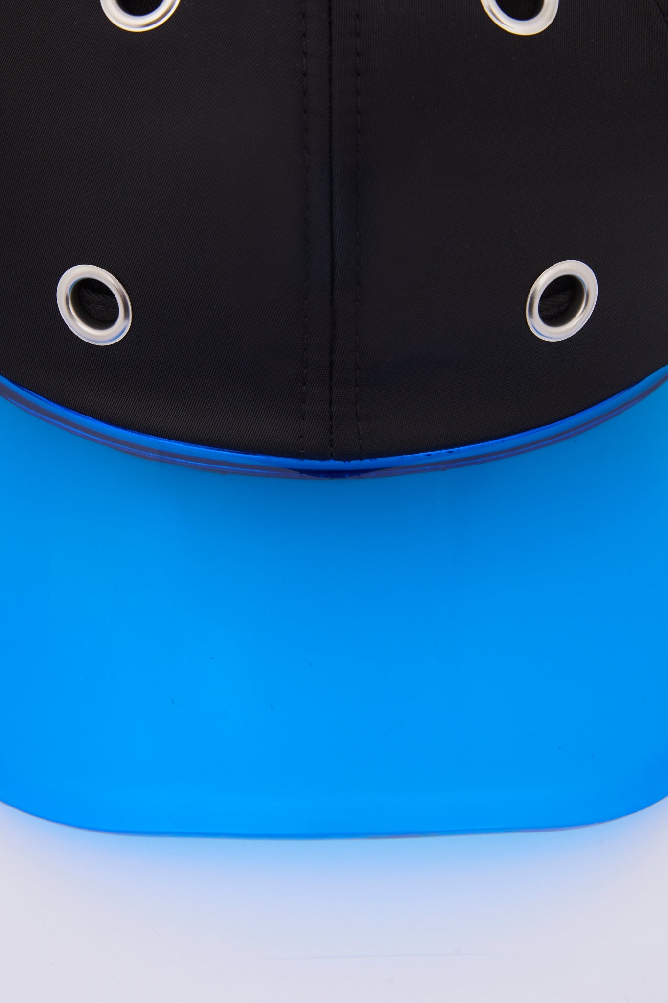 Eyelet Black & Blue Baseball Cap