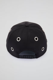 Eyelet Black & Blue Baseball Cap