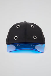 Eyelet Black & Blue Baseball Cap