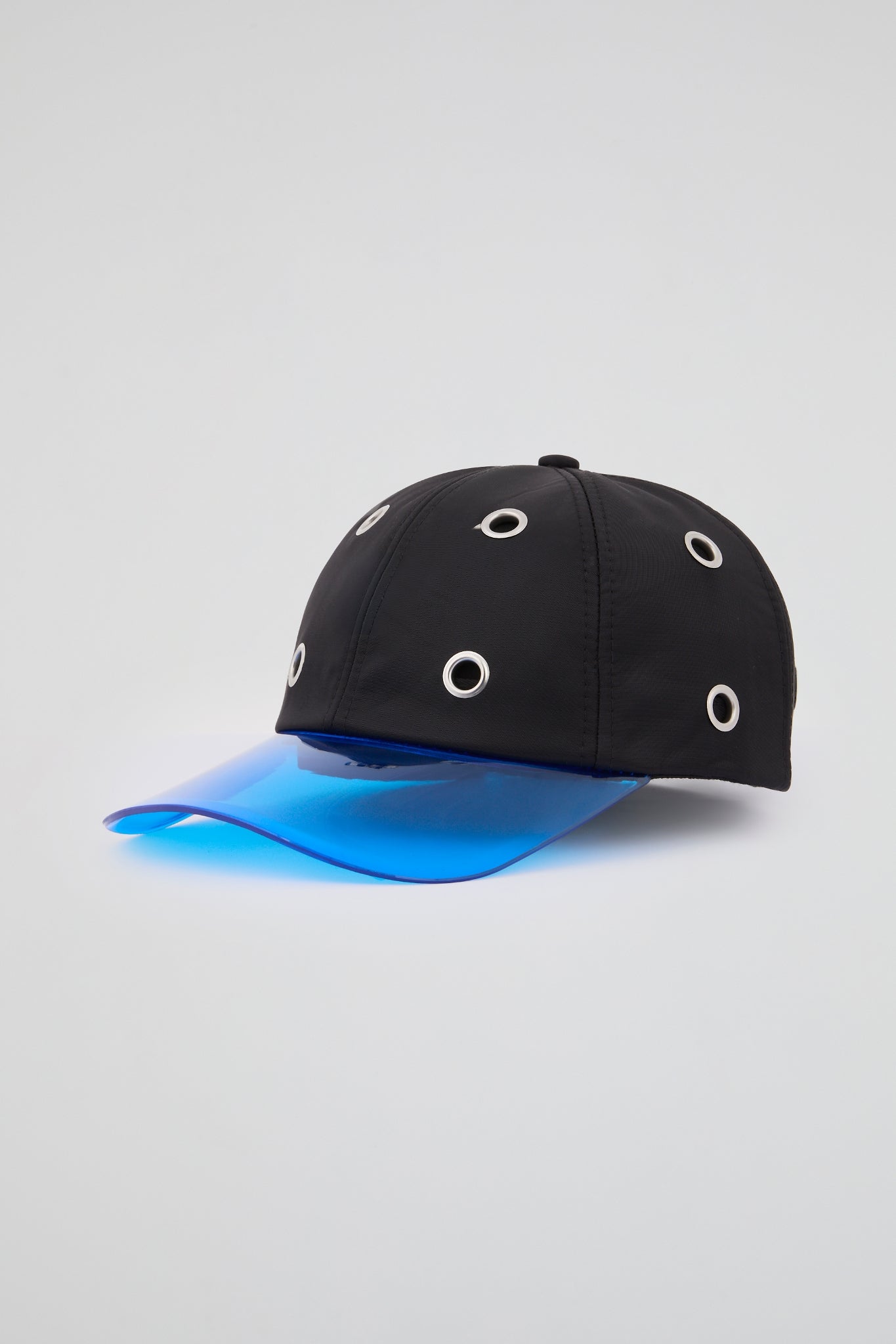 Eyelet Black & Blue Baseball Cap