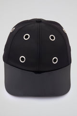 Eyelet Dark brown Baseball Cap