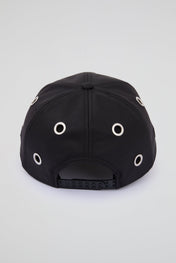 Eyelet Dark brown Baseball Cap