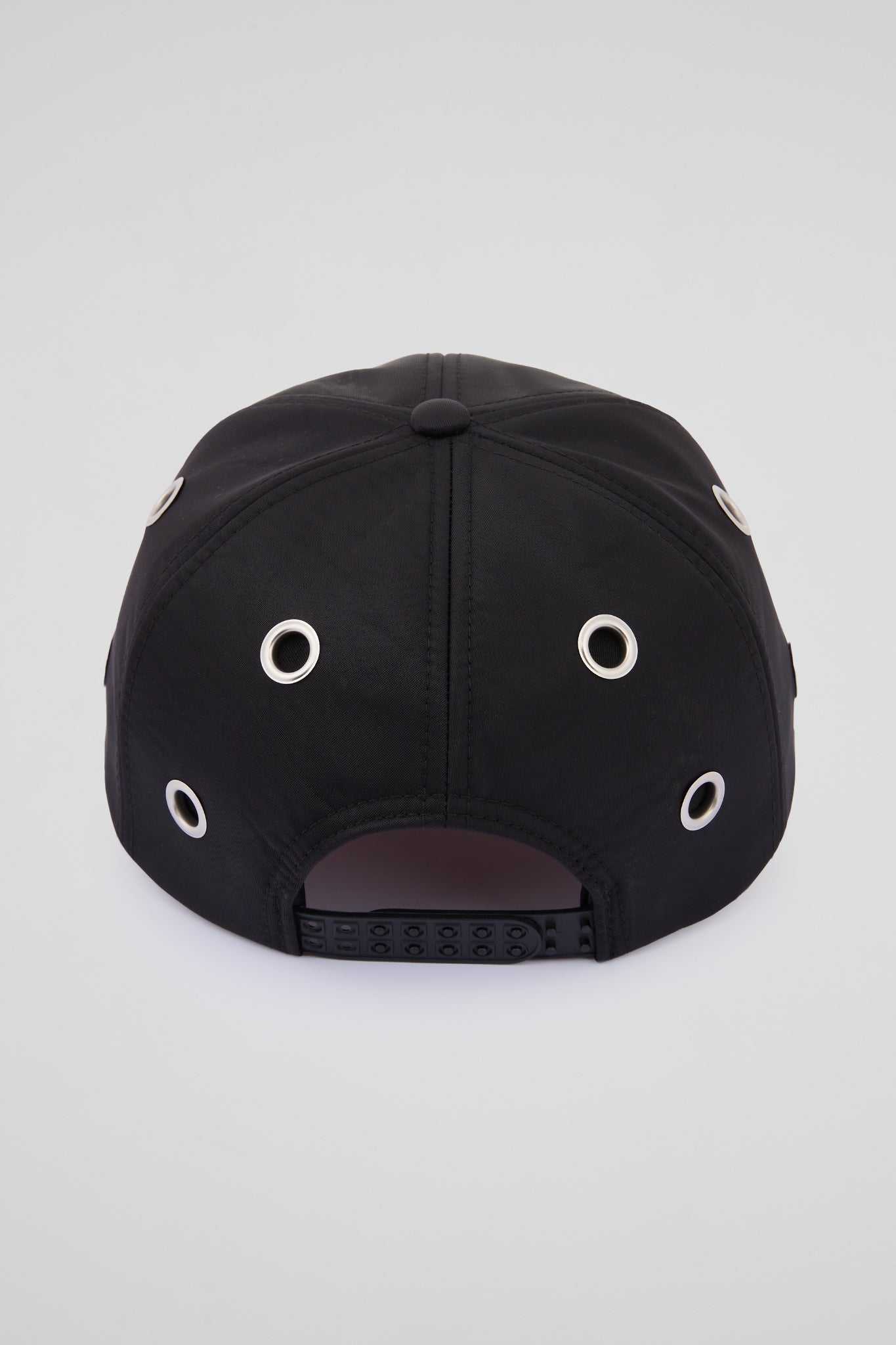 Eyelet Black & Pink Baseball Cap