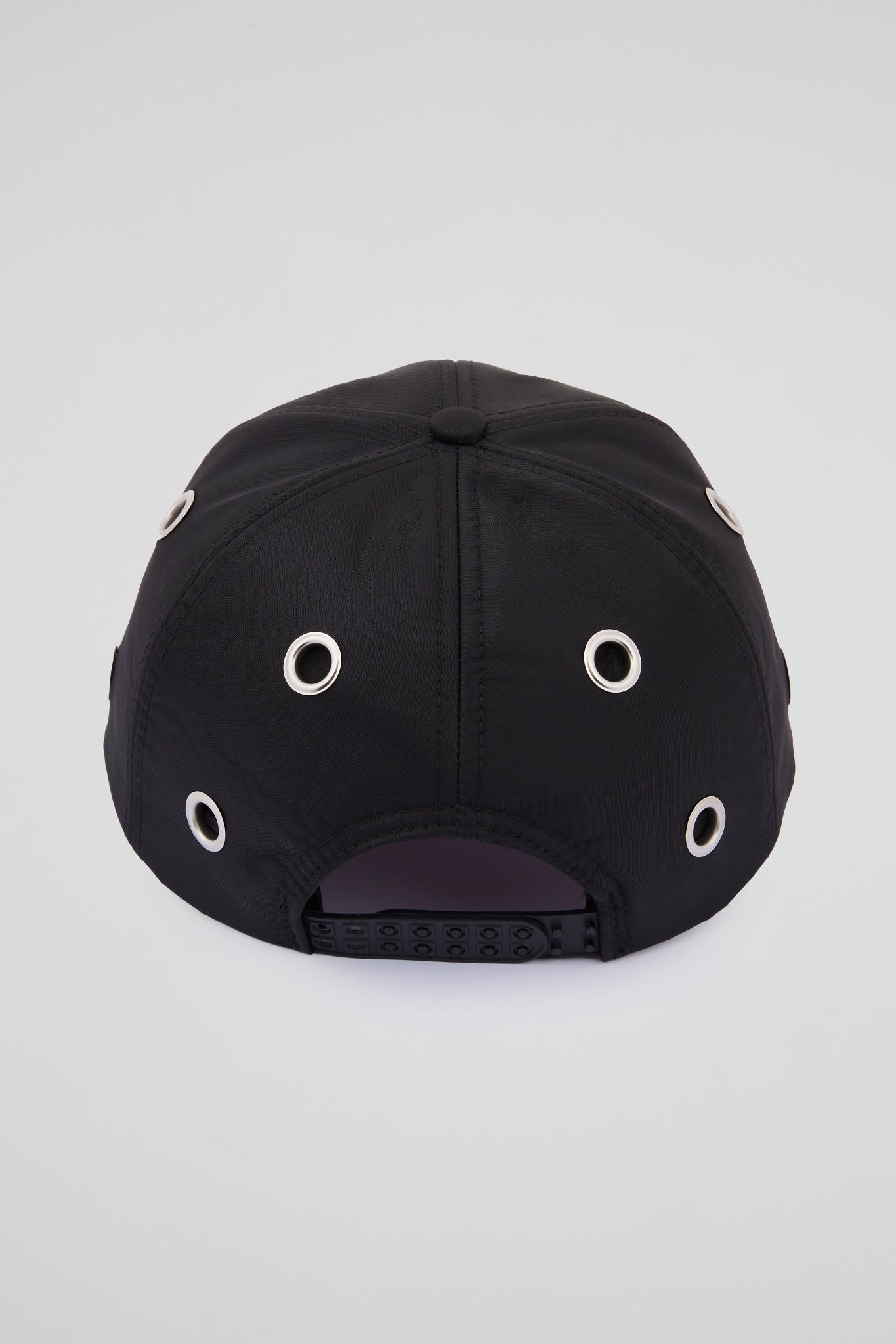 Eyelet Black & Purple Baseball Cap