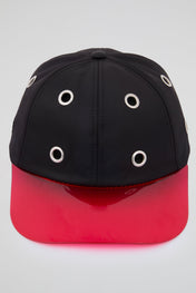 Eyelet Dark brown Baseball Cap