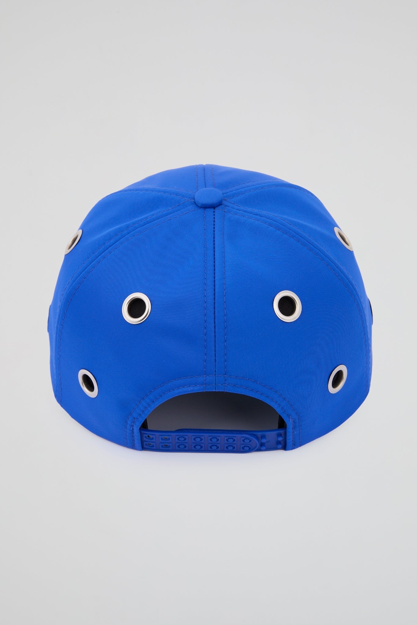 Eyelet Blue Baseball Cap