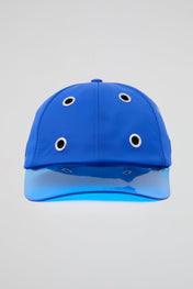 Eyelet Blue Baseball Cap